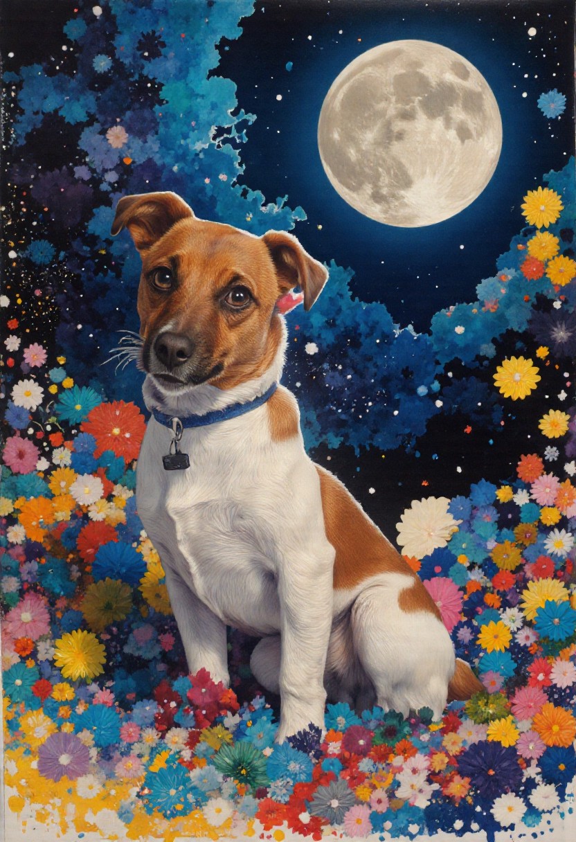 ペットのAIアート作品例 1