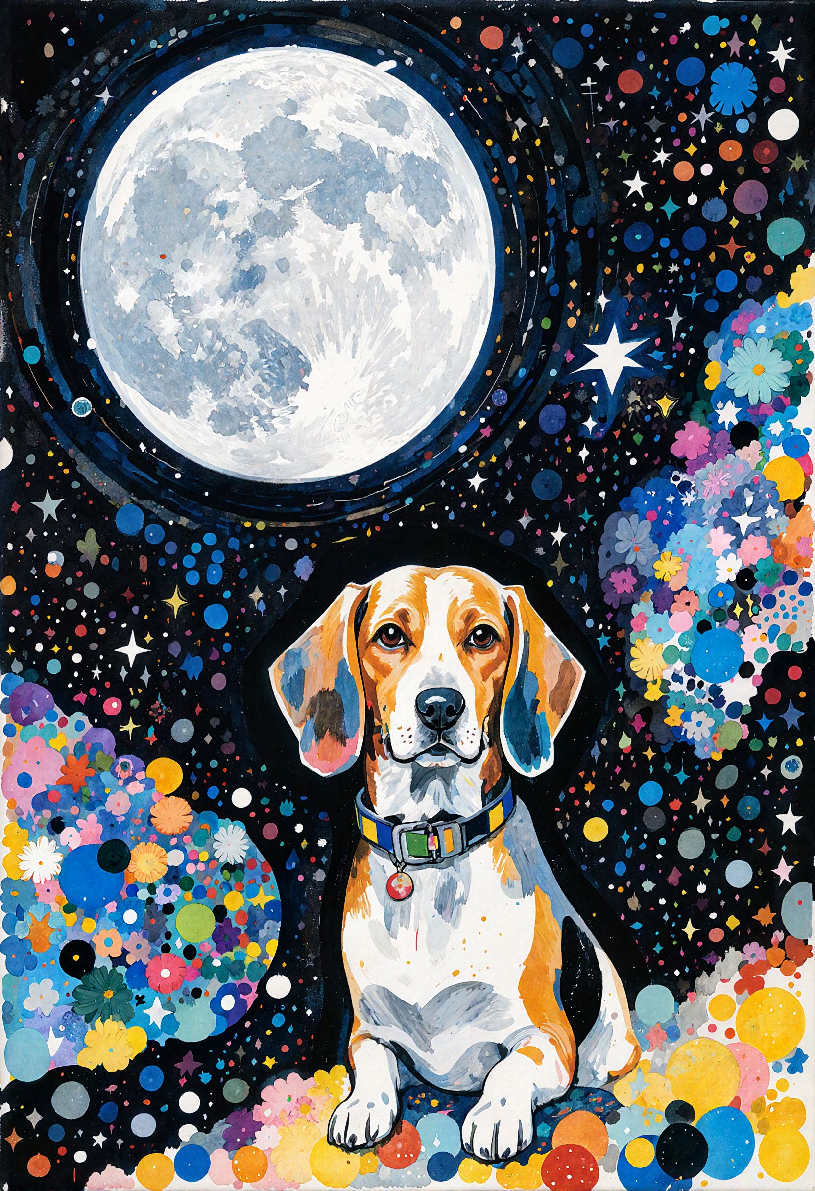 ペットのAIアート作品例 9