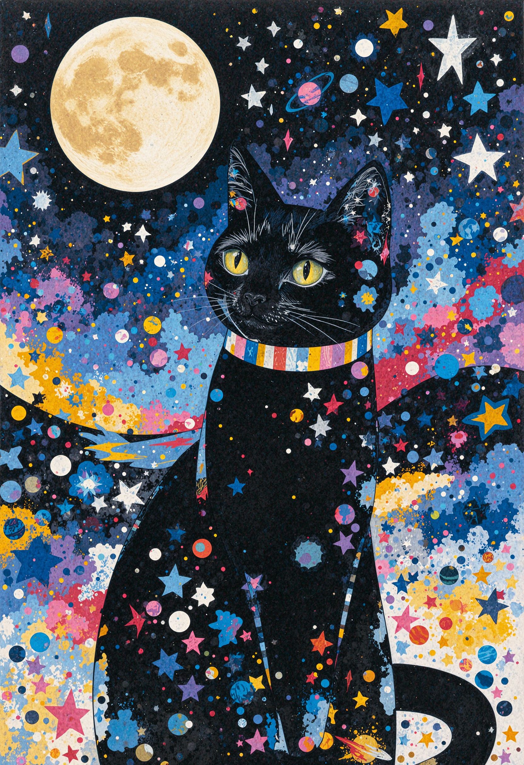 ペットのAIアート作品例 10